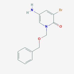 5-Amino-1-[(benzyloxy)methyl]-3-bromo-1,2-dihydropyridin-2-one - 
