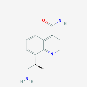 (S)-8-(1-aminopropan-2-yl)-N-methylquinoline-4-carboxamide - 