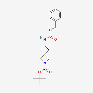 tert-Butyl 6-(((benzyloxy)carbonyl)amino)-2-azaspiro[3.3]heptane-2-carboxylate - 