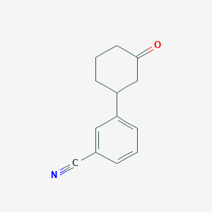 3-(3-Oxocyclohexyl)benzonitrile - 