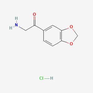 2-amino-1-benzo[1,3]dioxol-5-yl-ethanone Hydrochloride - 38061-34-6