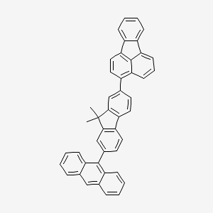 3-(7-(Anthracen-9-yl)-9,9-dimethyl-9H-fluoren-2-yl)fluoranthene - 653599-44-1