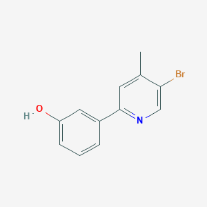 3-(5-Bromo-4-methylpyridin-2-yl)phenol - 