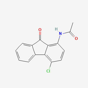 N-(4-Chloro-9-oxo-9H-fluoren-1-YL)acetamide - 16304-68-0