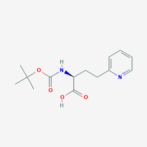 (S)-2-((tert-Butoxycarbonyl)amino)-4-(pyridin-2-yl)butanoic acid - 