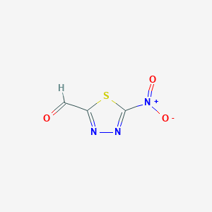 5-Nitro-1,3,4-thiadiazole-2-carbaldehyde - 