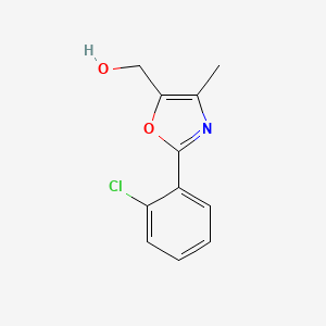 [2-(2-Chlorophenyl)-4-methyl-1,3-oxazol-5-yl]methanol - 
