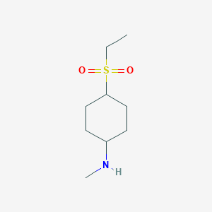 4-(Ethanesulfonyl)-N-methylcyclohexan-1-amine - 
