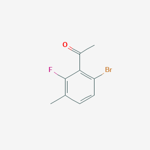 1-(6-Bromo-2-fluoro-3-methylphenyl)ethanone - 