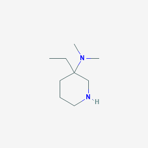 3-Ethyl-N,N-dimethylpiperidin-3-amine - 