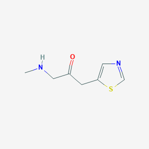 1-(Methylamino)-3-(1,3-thiazol-5-yl)propan-2-one - 