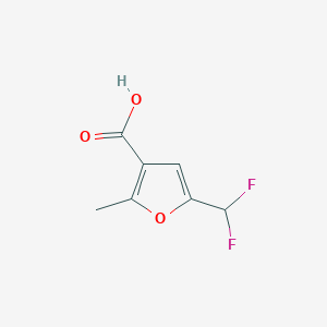 5-(Difluoromethyl)-2-methylfuran-3-carboxylic acid - 