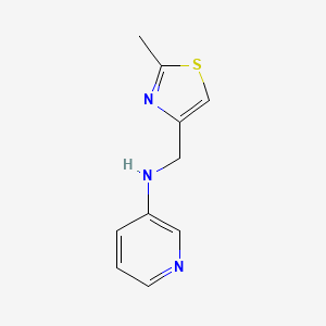 N-[(2-methyl-1,3-thiazol-4-yl)methyl]pyridin-3-amine - 