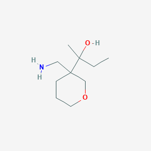 2-[3-(Aminomethyl)oxan-3-yl]butan-2-ol - 
