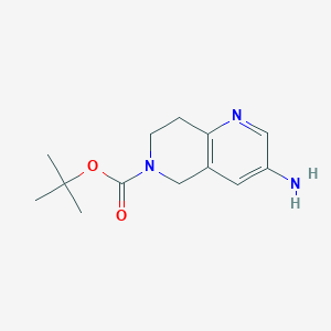 tert-Butyl 3-amino-7,8-dihydro-1,6-naphthyridine-6(5H)-carboxylate - 355819-02-2