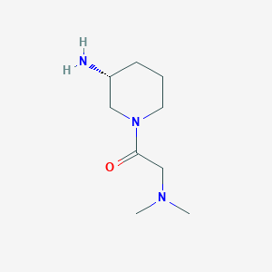 1-[(3R)-3-Aminopiperidin-1-yl]-2-(dimethylamino)ethan-1-one - 