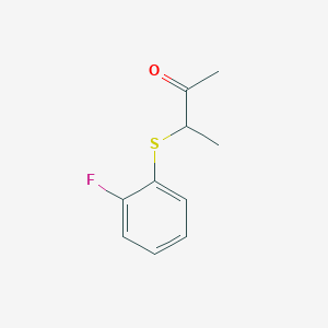 3-[(2-Fluorophenyl)sulfanyl]butan-2-one - 