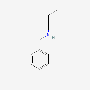 (2-Methylbutan-2-YL)[(4-methylphenyl)methyl]amine - 