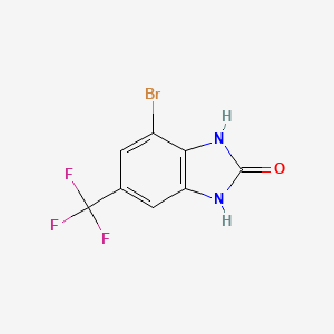 4-Bromo-6-trifluoromethyl-1,3-dihydrobenzoimidazol-2-one - 683240-52-0