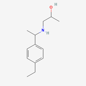 1-{[1-(4-Ethylphenyl)ethyl]amino}propan-2-ol - 