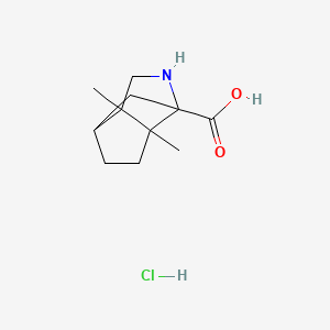 6,7-Dimethyl-4-azatricyclo[4.3.0.0,3,7]nonane-3-carboxylic acid hydrochloride - 