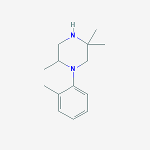 2,5,5-Trimethyl-1-(2-methylphenyl)piperazine - 