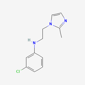 3-chloro-N-[2-(2-methyl-1H-imidazol-1-yl)ethyl]aniline - 
