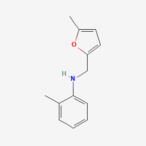2-Methyl-N-[(5-methylfuran-2-YL)methyl]aniline - 