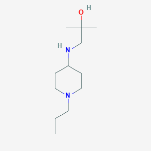 2-Methyl-1-[(1-propylpiperidin-4-yl)amino]propan-2-ol - 