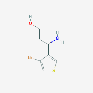 (3S)-3-Amino-3-(4-bromo(3-thienyl))propan-1-OL - 