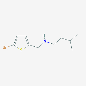 [(5-Bromothiophen-2-YL)methyl](3-methylbutyl)amine - 