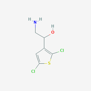 2-Amino-1-(2,5-dichlorothiophen-3-yl)ethan-1-ol - 
