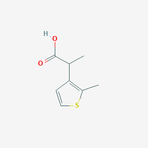 2-(2-Methylthiophen-3-yl)propanoic acid - 