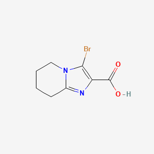 3-Bromo-5H,6H,7H,8H-imidazo[1,2-A]pyridine-2-carboxylic acid - 