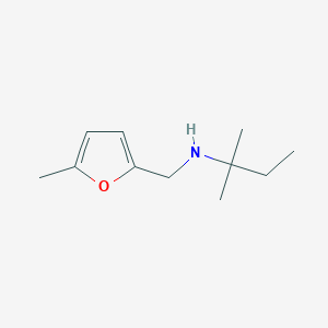 (2-Methylbutan-2-YL)[(5-methylfuran-2-YL)methyl]amine - 