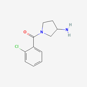 (3-Aminopyrrolidin-1-yl)(2-chlorophenyl)methanone - 