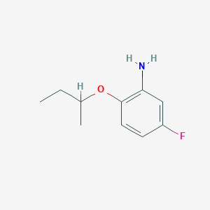 2-(Butan-2-yloxy)-5-fluoroaniline - 