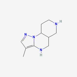 5-Methyl-2,3,7,11-tetraazatricyclo[7.4.0.0,2,6]trideca-3,5-diene - 