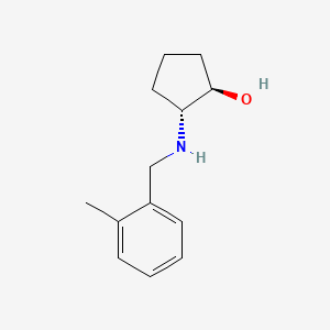 (1R,2R)-2-((2-Methylbenzyl)amino)cyclopentan-1-ol - 