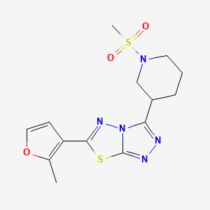 6-(2-Methyl-3-furyl)-3-[1-(methylsulfonyl)-3-piperidinyl][1,2,4]triazolo[3,4-b][1,3,4]thiadiazole - 