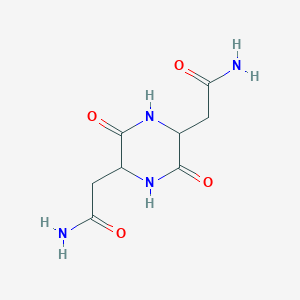 2,2'-(3,6-Dioxopiperazine-2,5-diyl)diacetamide - 
