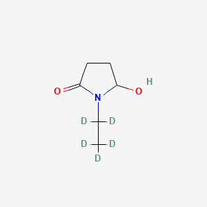 1-Ethyl-5-hydroxy-2-pyrrolidinone-d5 - 
