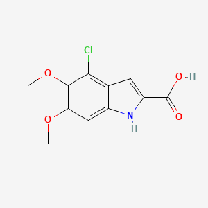 4-chloro-5,6-dimethoxy-1H-indole-2-carboxylicacid - 