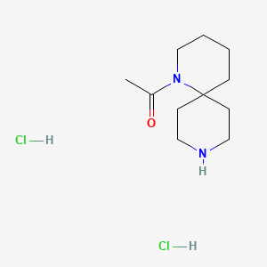 1-{1,9-Diazaspiro[5.5]undecan-1-yl}ethan-1-one dihydrochloride - 