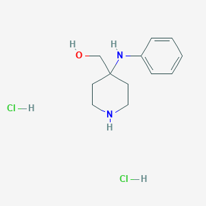 [4-(Phenylamino)piperidin-4-yl]methanol dihydrochloride - 