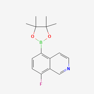 8-Fluoro-5-(4,4,5,5-tetramethyl-1,3,2-dioxaborolan-2-yl)isoquinoline - 