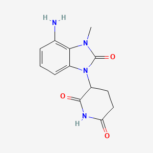 3-(4-Amino-3-methyl-2-oxo-2,3-dihydro-1H-benzo[d]imidazol-1-yl)piperidine-2,6-dione - 