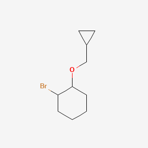 1-Bromo-2-(cyclopropylmethoxy)cyclohexane - 