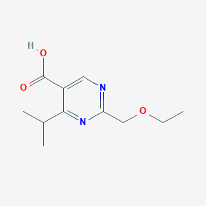2-(Ethoxymethyl)-4-isopropylpyrimidine-5-carboxylic acid - 