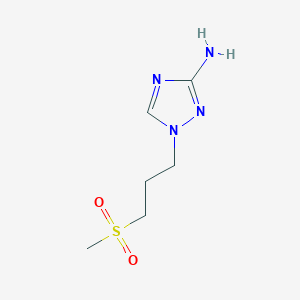 1-(3-(Methylsulfonyl)propyl)-1h-1,2,4-triazol-3-amine - 